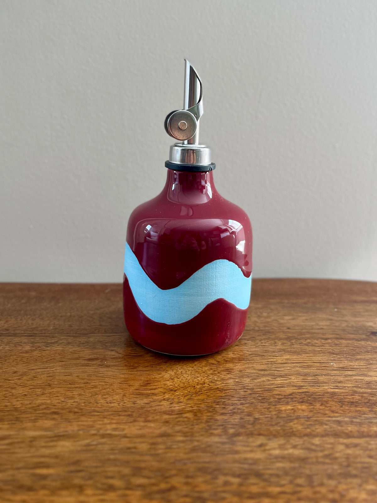 Wavy Print Oil Bottle